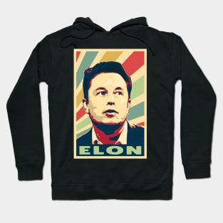 Elon Musk Hero Vintage Colors Hoodie